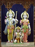 Bhagwan Shri Ram, Shri Sitaji and Shri Hanumanji